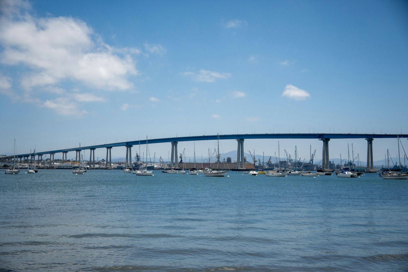The Coronado Bridge over San Diego Bay
